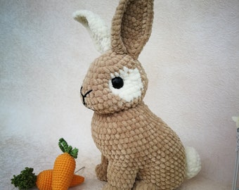 Amigurumi pattern bunny crochet, Crochet pattern rabbit crochet toy pattern Easter decor Country bunny, cute bunny toy