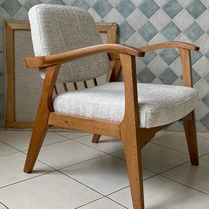 Romanian 1960s Mid-Century Style Armchair