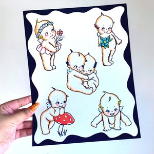 Kew Pie Flash Sheet-Tattoo Print-Kew Pie Art- Tattoo Flash