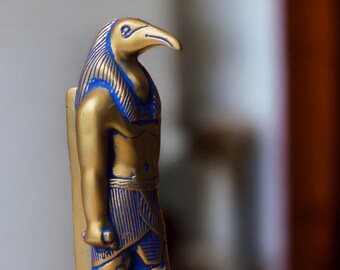 Egyptian Thoth Statue: God of Wisdom, Stone Sculpture