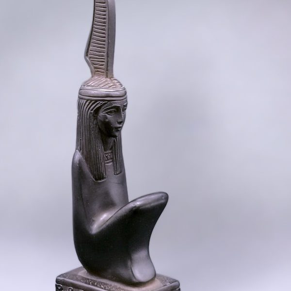 Estatua egipcia de la Diosa maat Diosa del Equilibrio y la Verdad (3 colores) hecha en Egipto