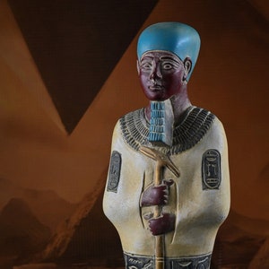 Rare statue of Egyptian Art God craftsmen Ptah stone heavy made in egypt
