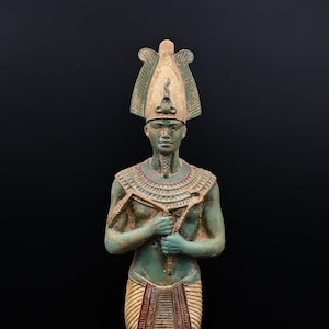 Rare Ancient Egyptian statue of ,Lord of Death god Osiris It emanates the authentic Egyptian soul - Egyptian mythology - made in Egypt