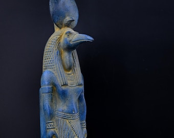 Estatua egipcia de Thoth: Dios de la sabiduría, escultura de piedra