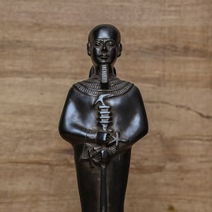 Hand carved Egyptian art statue of God craftsmen Ptah large and heavy - Egyptian antiques - made in egypt