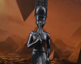 Estatua del dios egipcio Amón Ra - Fabricada en Egipto