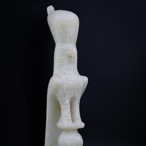 Egyptian Falcon Bird God Horus Statue Made in Egypt