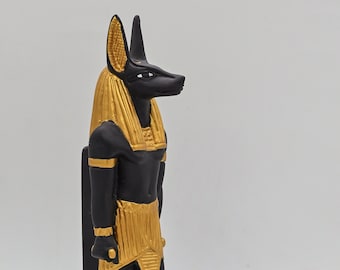エジプトの神アヌビスの像 黒と金（2サイズ）エジプト製 - Etsy 日本