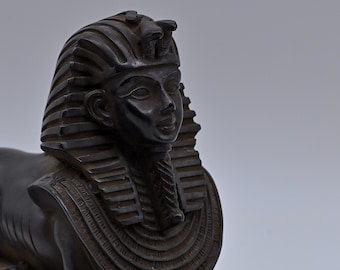 Statue égyptienne Sphinx (3 tailles) Fabriquée en Égypte