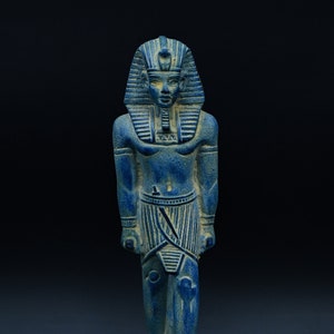 Unique statue of Egyptian art Pharaoh king Tutankhamun stone made in egypt