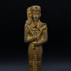 Egyptian statue of Moon God Khonsu in antique form made in egypt