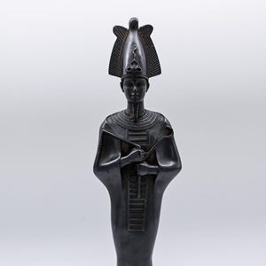 Egyptian statue of god Osiris, lord of the dead ,made in Egypt