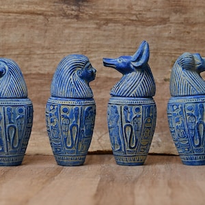 ホルスの息子たち エジプト美術 カノプス壺 ハトホル ダーク