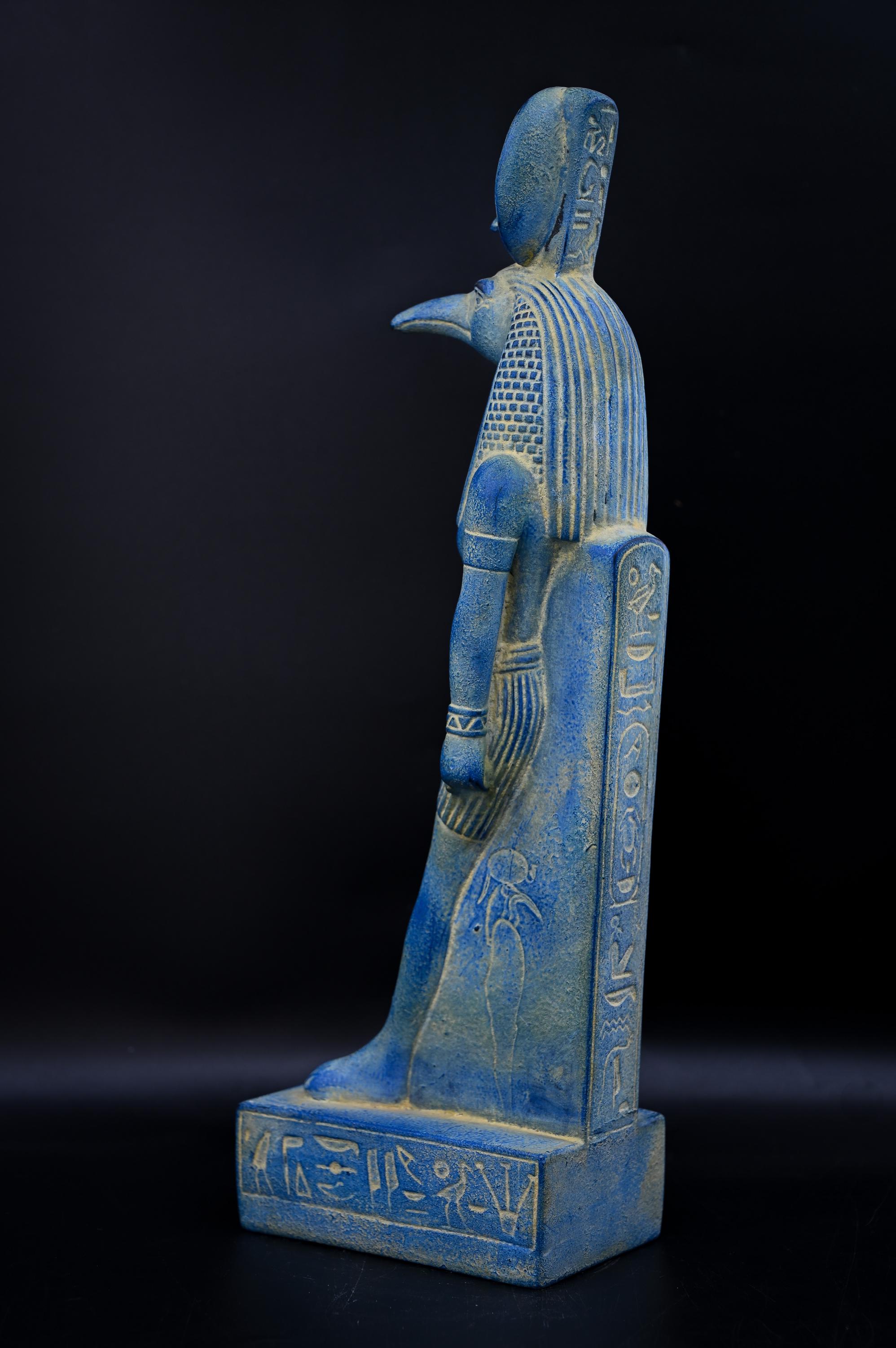 エジプトのトート神像 古代エジプトの知恵の神 エジプトで作られ エジプトのトート神像 古代エジプトの知恵の神 エジプトで作られ
