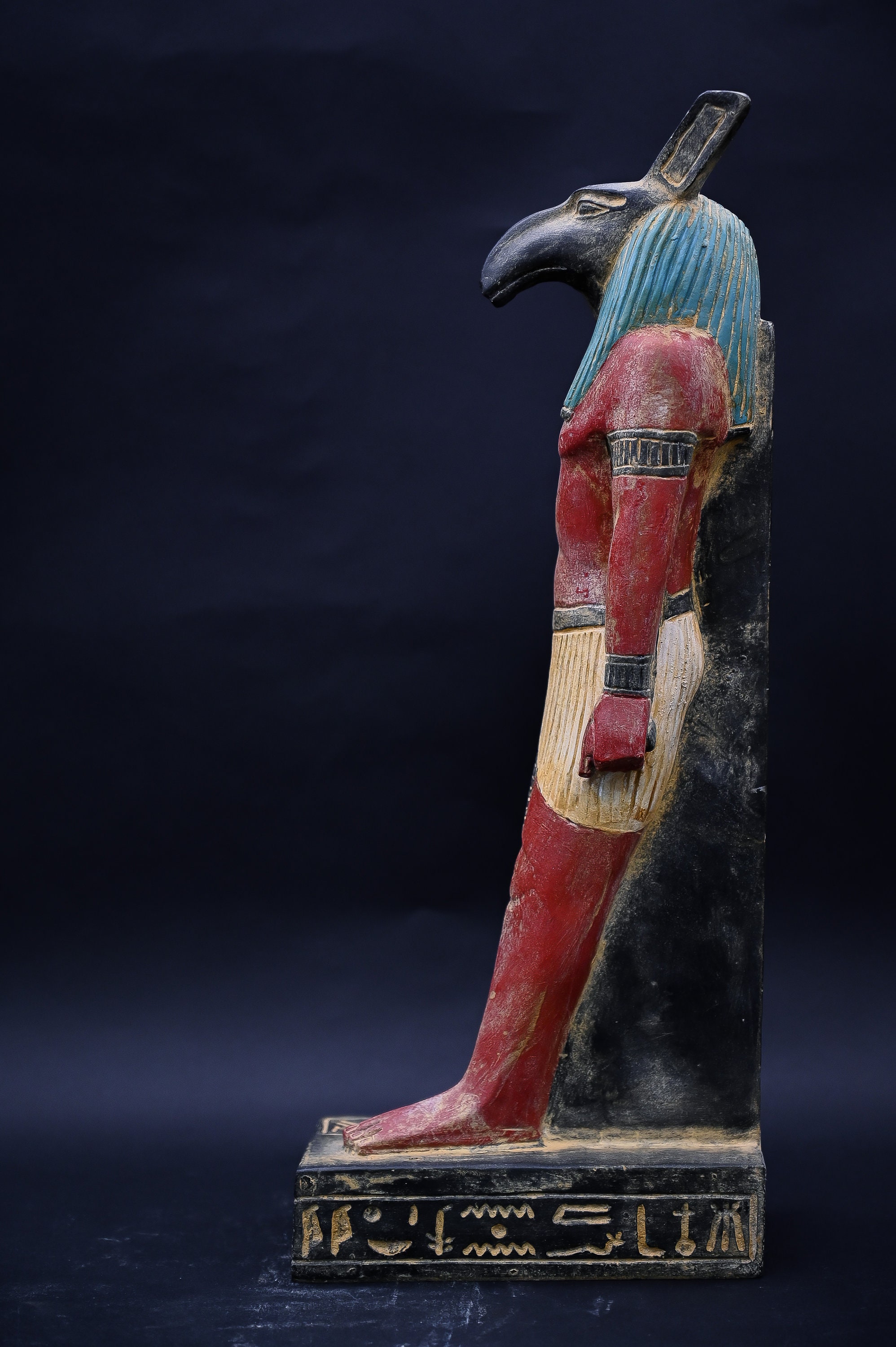 Egyptian God Seth Statue: Heavy Stone Antique Finish - Etsy