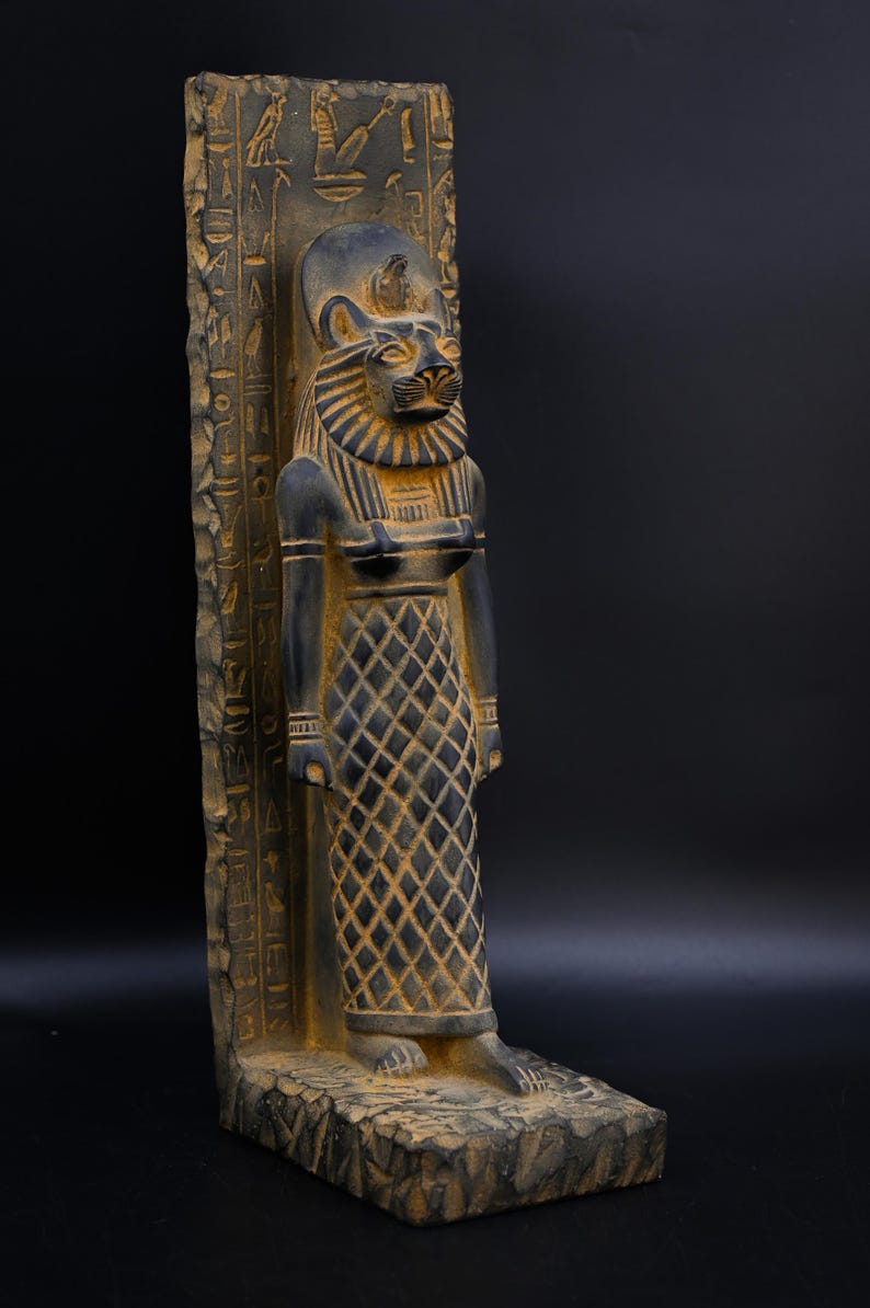 Unique Egyptian Goddess Sekhmet Lady of War Heavy Stone Made in Egypt ...