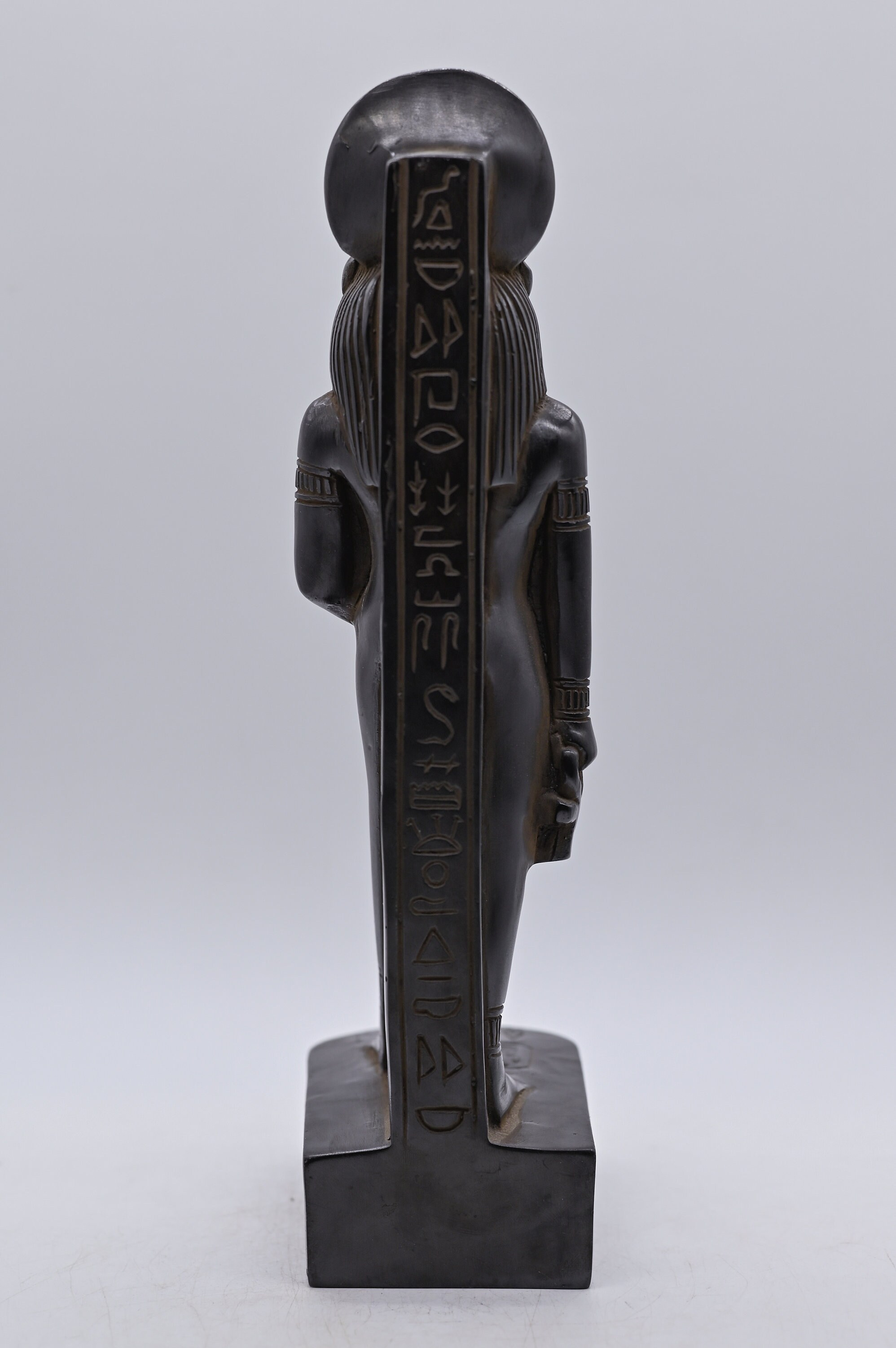Statue of Egyptian Art Goddess Sekhmet Black Heavy Stone Made in Egypt ...