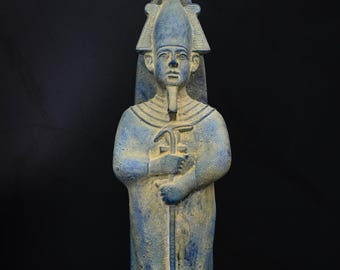 エジプト製の古代エジプトの死者の神オシリス像 - Etsy 日本