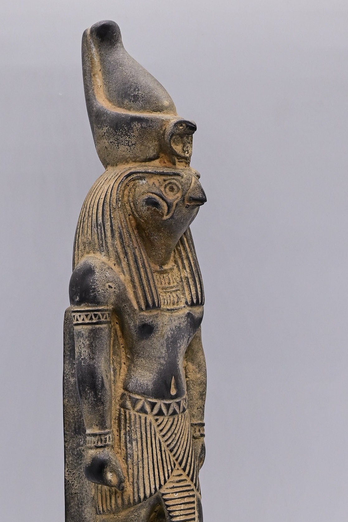 エジプトのハヤブサ鳥神ホルス像大きな重い石エジプト製 - Etsy 日本