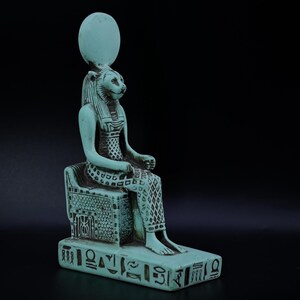 Statue of Egyptian goddess Sekhmet, lady of war stone made in Egypt