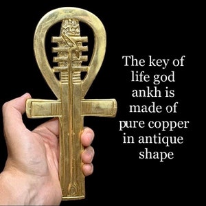 The key of life god ankh is made of pure copper in antique shape - Egyptian antique - Egyptian gods - Egyptian kings & Queens -made in Egypt