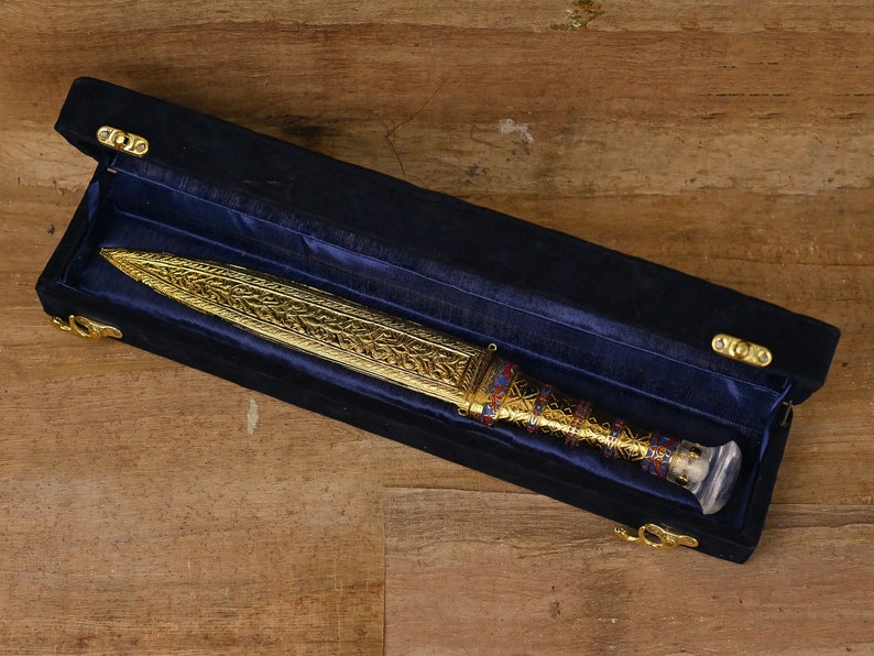 Handmade Copper Dagger: King Tutankhamun Replica, Egyptian King's ...