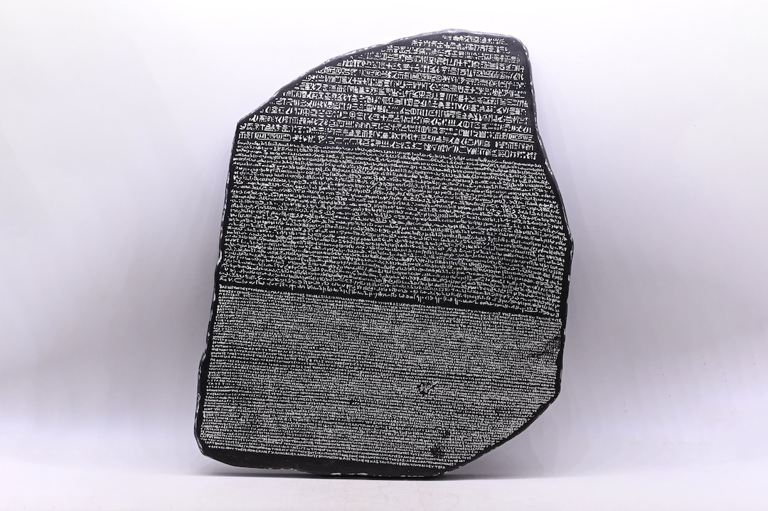 ロゼッタストーン — 古代エジプトの記念碑のレプリカ - Etsy 日本