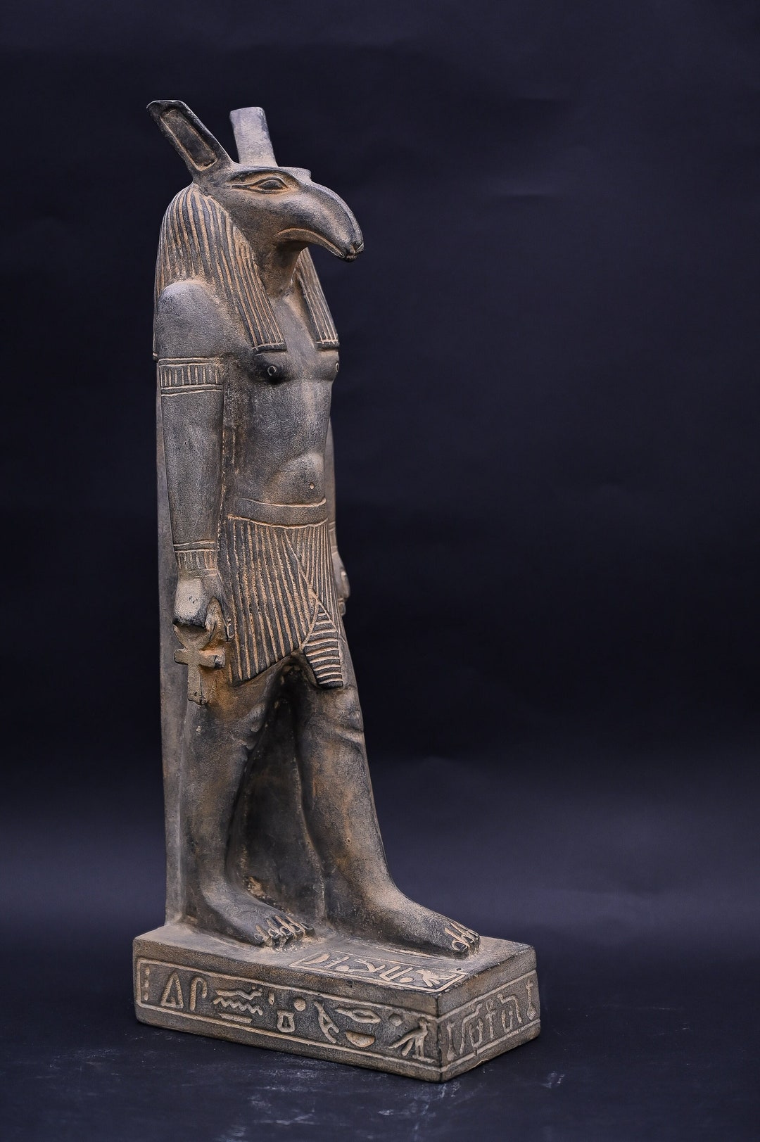 Large Stone Seth Statue: Egyptian God of War, Antique Finish - Etsy