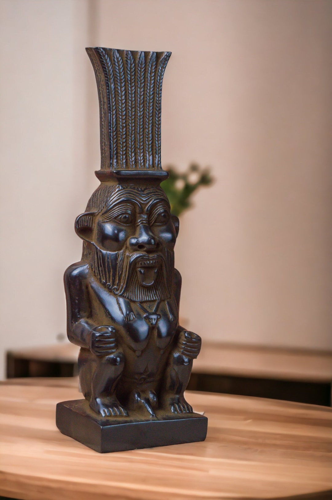 Bes great Statue of God Bes God Protector of Households in - Etsy