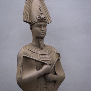 Egyptian statue of god Osiris, lord of the dead ,made in Egypt