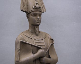エジプト製の古代エジプトの死者の神オシリス像 - Etsy 日本
