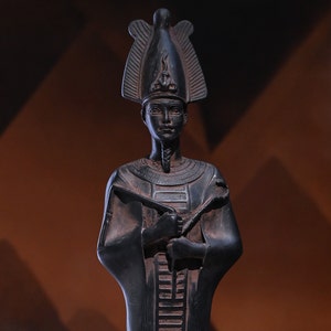 Egyptian statue of god Osiris, lord of the dead made in Egypt