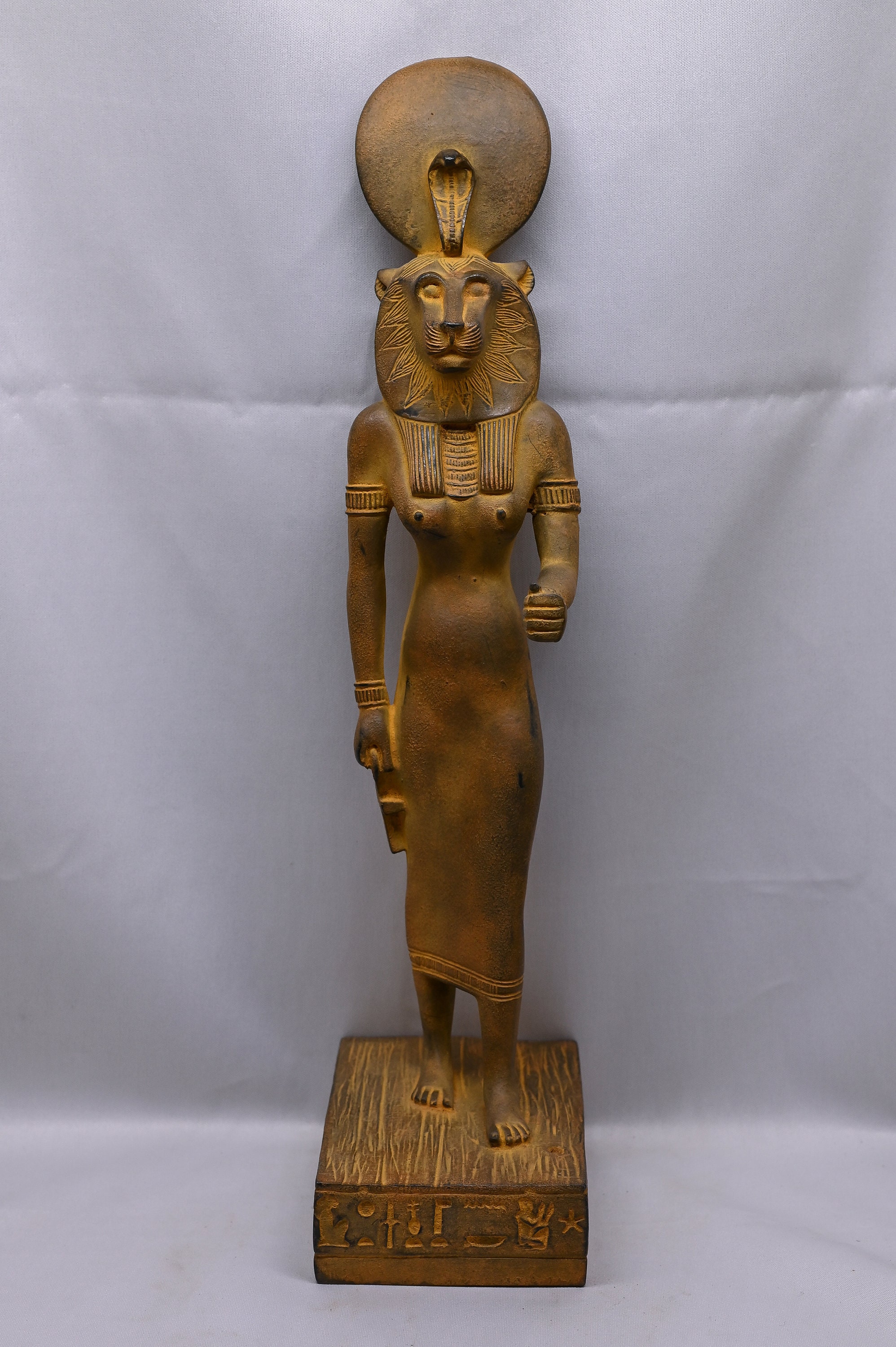 Large Statue of Goddess Sekhmet Standing, Egyptian Art Handcrafted ...