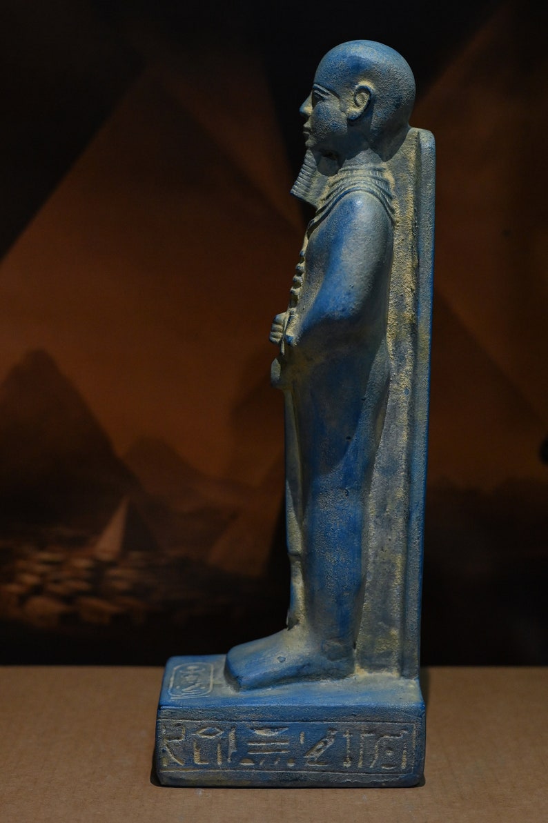 Hand Carved Egyptian Art Statue of God Craftsmen Ptah Large - Etsy