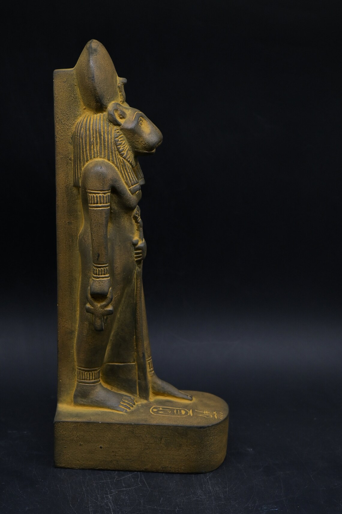 Statue of Egyptian Art Goddess Sekhmet Lady of War Heavy Stone Made in ...