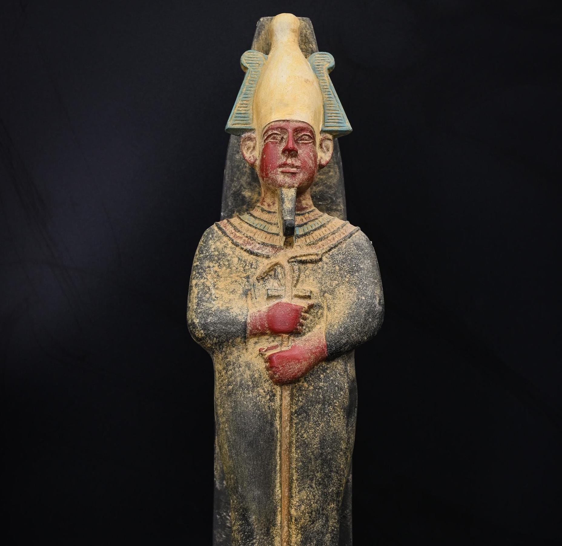 エジプトで作られた死者の石の神オシリスのエジプト像 - Etsy 日本