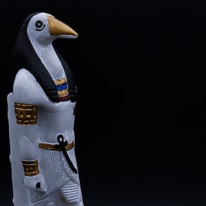 Egyptian statue of Thoth ancient Egyptian God Of wisdom stone made in Egypt