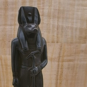 Statue of Egyptian God Anubis god of death Black made in egypt