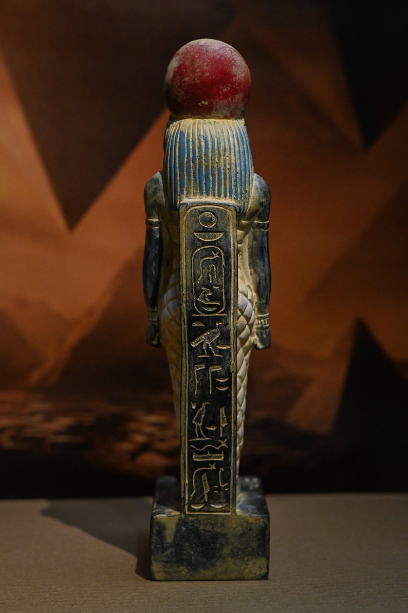 Unique Egyptian Goddess Sekhmet Lady of War Heavy Statue Stone Made in ...