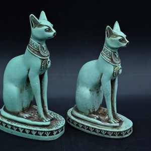 Egyptian goddess Bastet Cat statue ( 2 sizes ) made in egypt