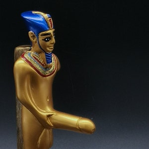 Egyptian statue of god MIN God of fertility made in egypt