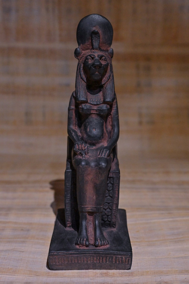 Statue of Egyptian Goddess Sekhmet, Lady of War Stone Made in Egypt - Etsy