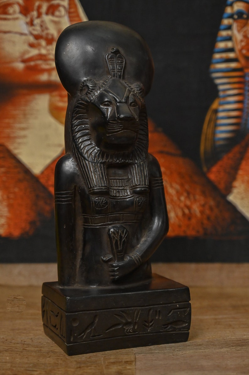 Statue of Egyptian Goddess Sekhmet, Lady of War Stone Made in Egypt - Etsy