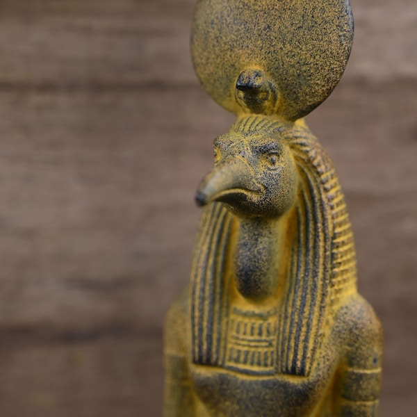 Statue égyptienne de Thot, dieu égyptien de la sagesse, pierre fabriquée en Egypte