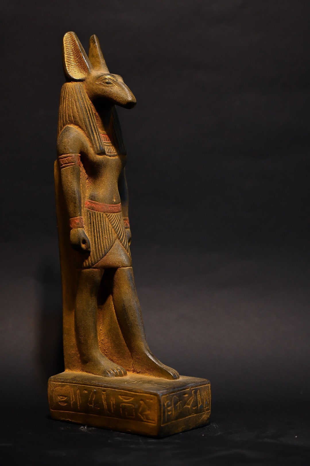 Egyptian Seth Statue: Stone God of War, Antique Finish - Etsy