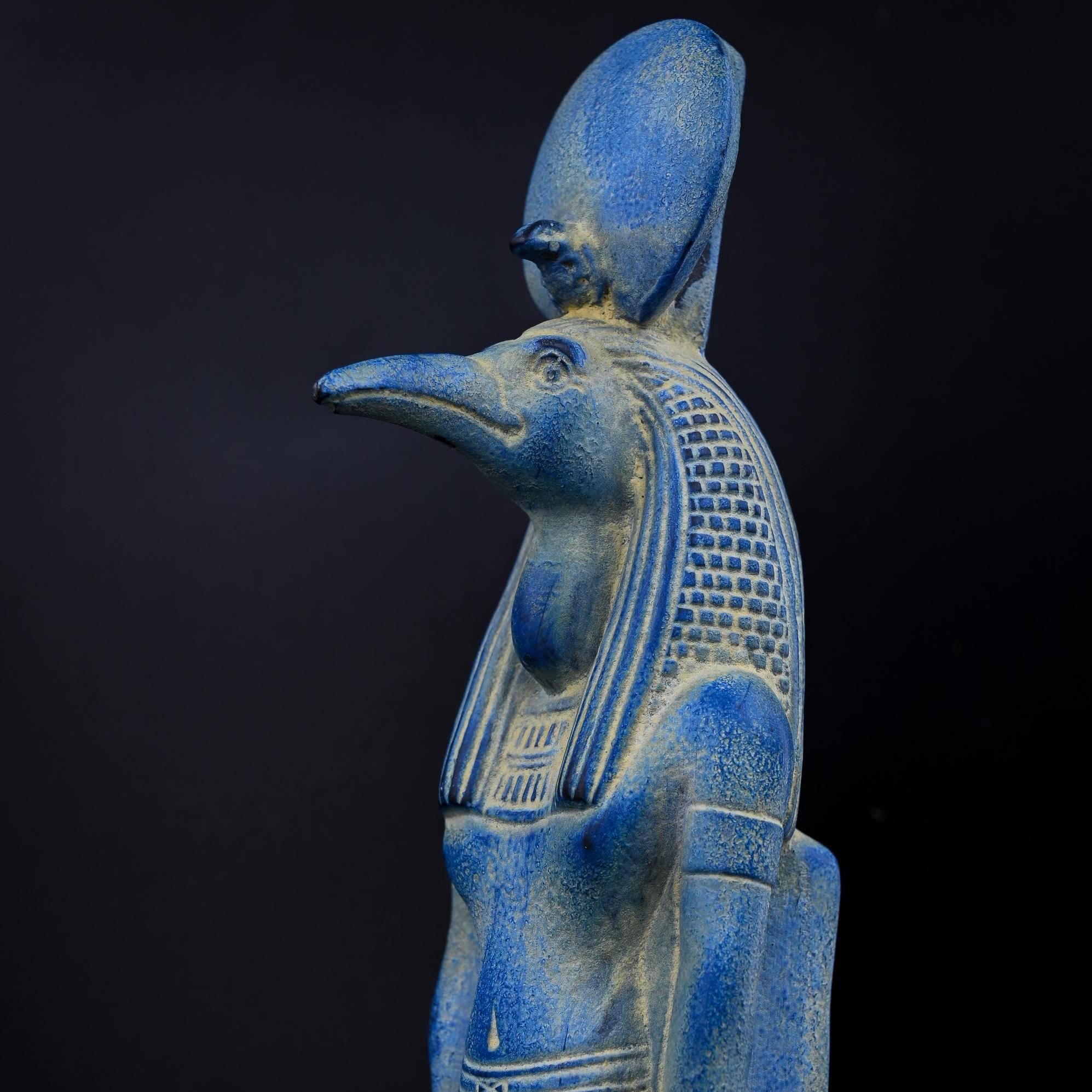 エジプトのトート神像 古代エジプトの知恵の神 エジプトで作られ エジプトのトート神像 古代エジプトの知恵の神 エジプトで作られ