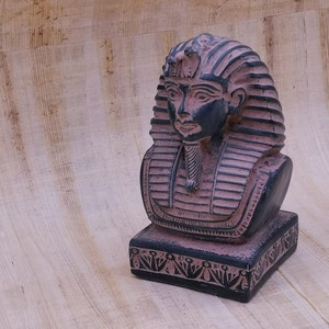 Einzigartige alte ägyptische Statue von König Tutanchamun Kopfstatue hergestellt in Ägypten