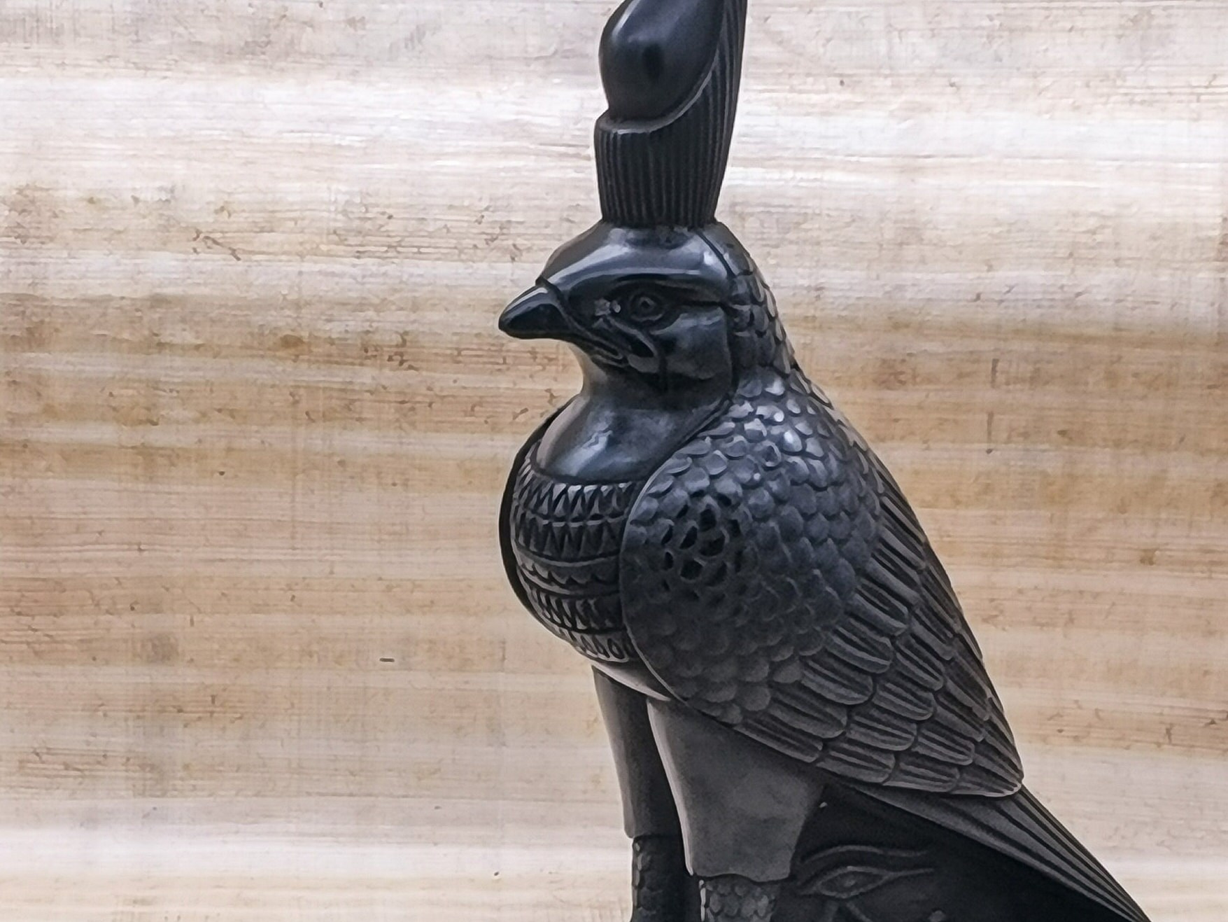 エジプトのハヤブサ鳥神ホルス像大きな重い石エジプト製 - Etsy 日本