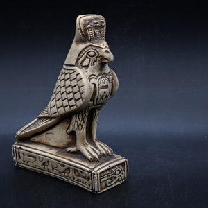 Egyptian Falcon Bird God Horus Statue Made in Egypt