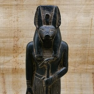 Egyptian statue of God Of Death Anubis stone made in egypt